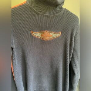Women’s large Harley Davidson turtleneck sweater